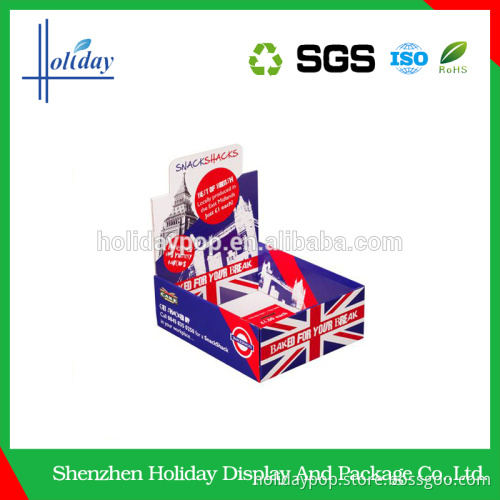 Graphics customization Colorful design cardboard counter top display